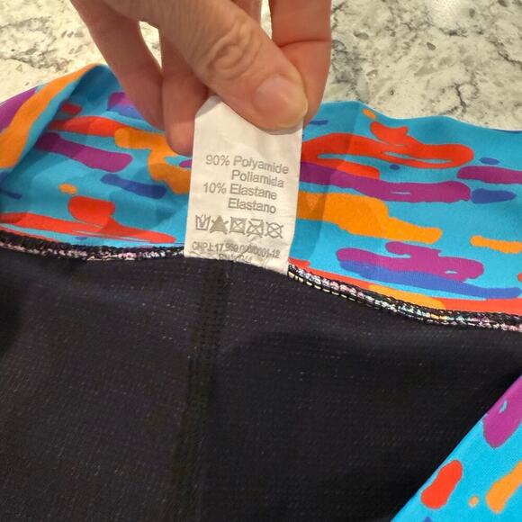 Donna Jo Skort Tam 2 Size 2 Medium Colorful Abstract Pickleball Tennis Golf Dona - Picture 8 of 9